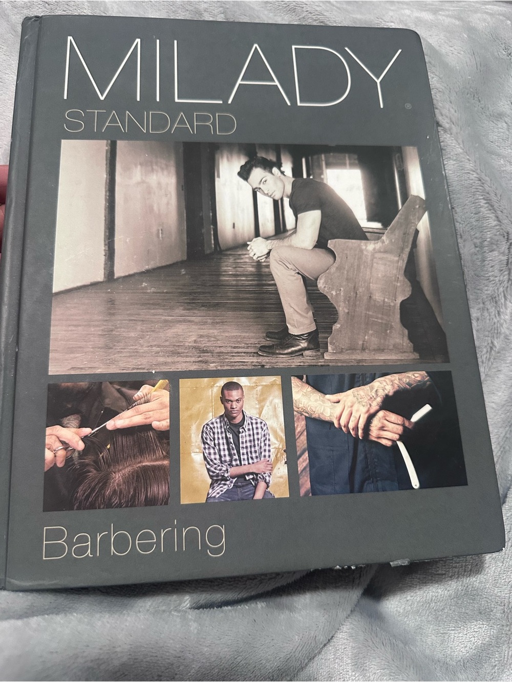 Standard Barbering Book - Gray (hardcover)